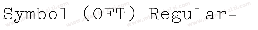Symbol (OFT) Regular字体转换